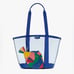 Kate Spade What A Catch Fish Pouch Clear Tote Bag