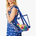 Kate Spade What A Catch Fish Pouch Clear Tote Bag