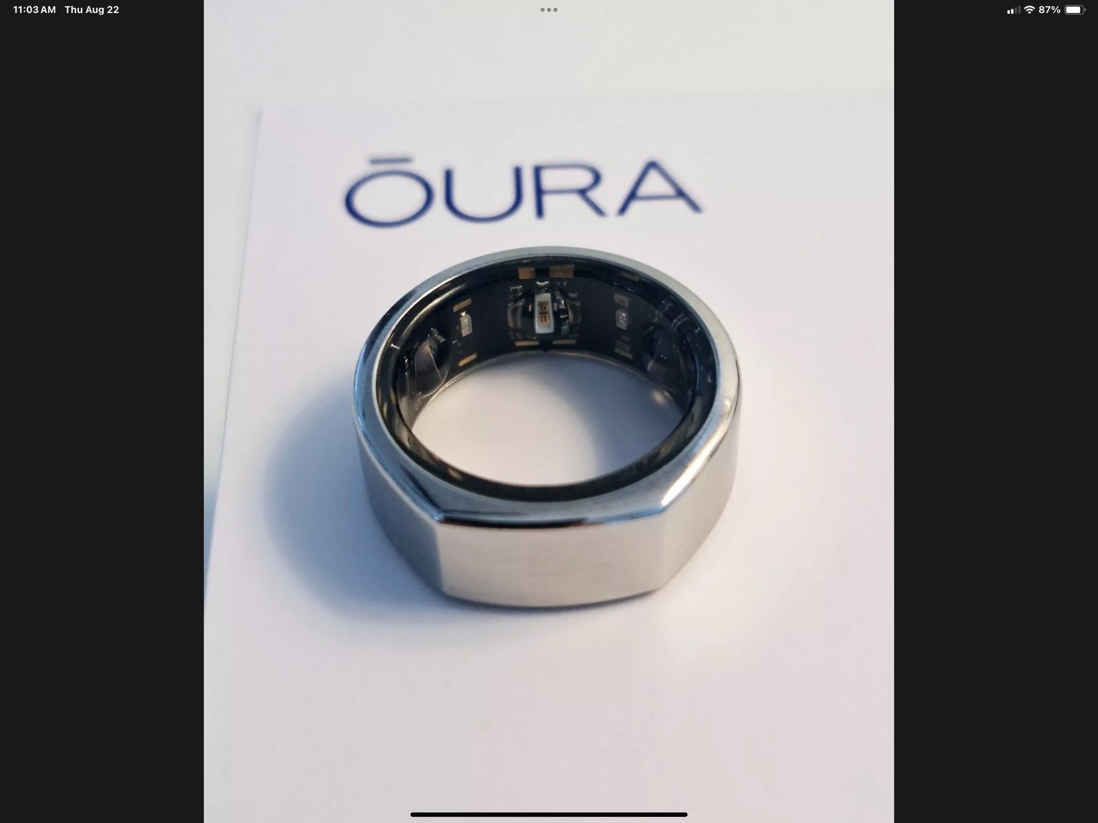 Oura Ring Gen 3 / Style: Heritage / Color: sliver / Size: 6 NEW