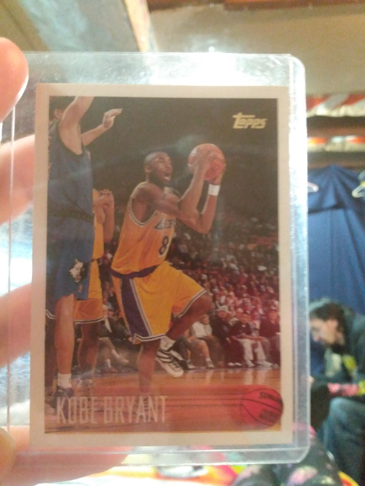 Kobe Bryant Topps 1996 rookie card number 138