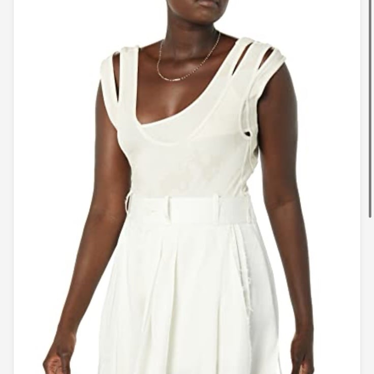 NWT Maison Blanche All Gender Bodysuit, Bright Printed Rib