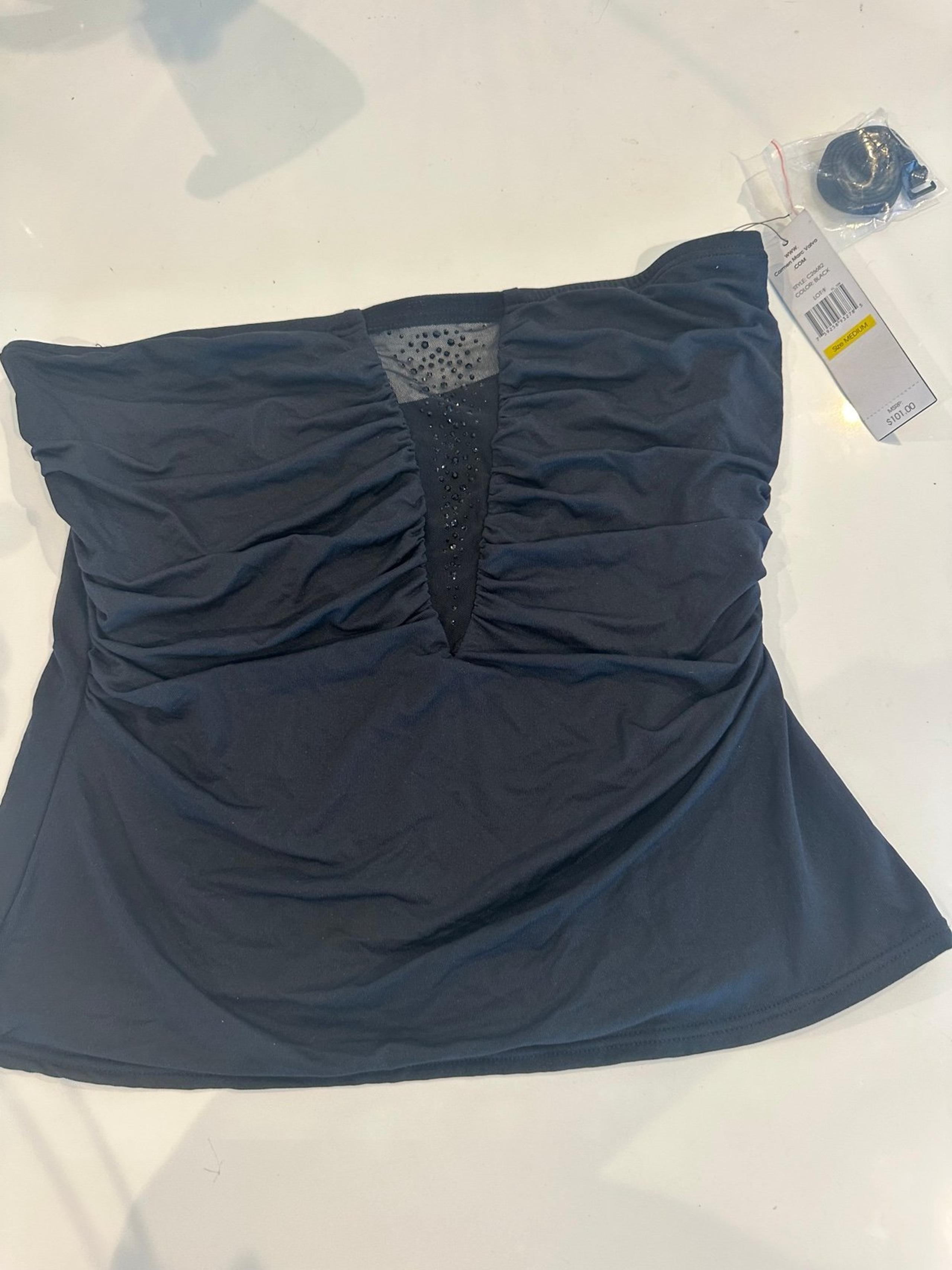 Carmen Marc Valvo Swimwear Halter top Size M