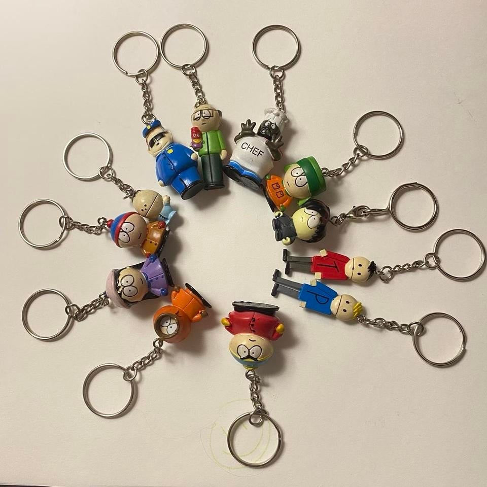 1998 South Park keychains LOT!