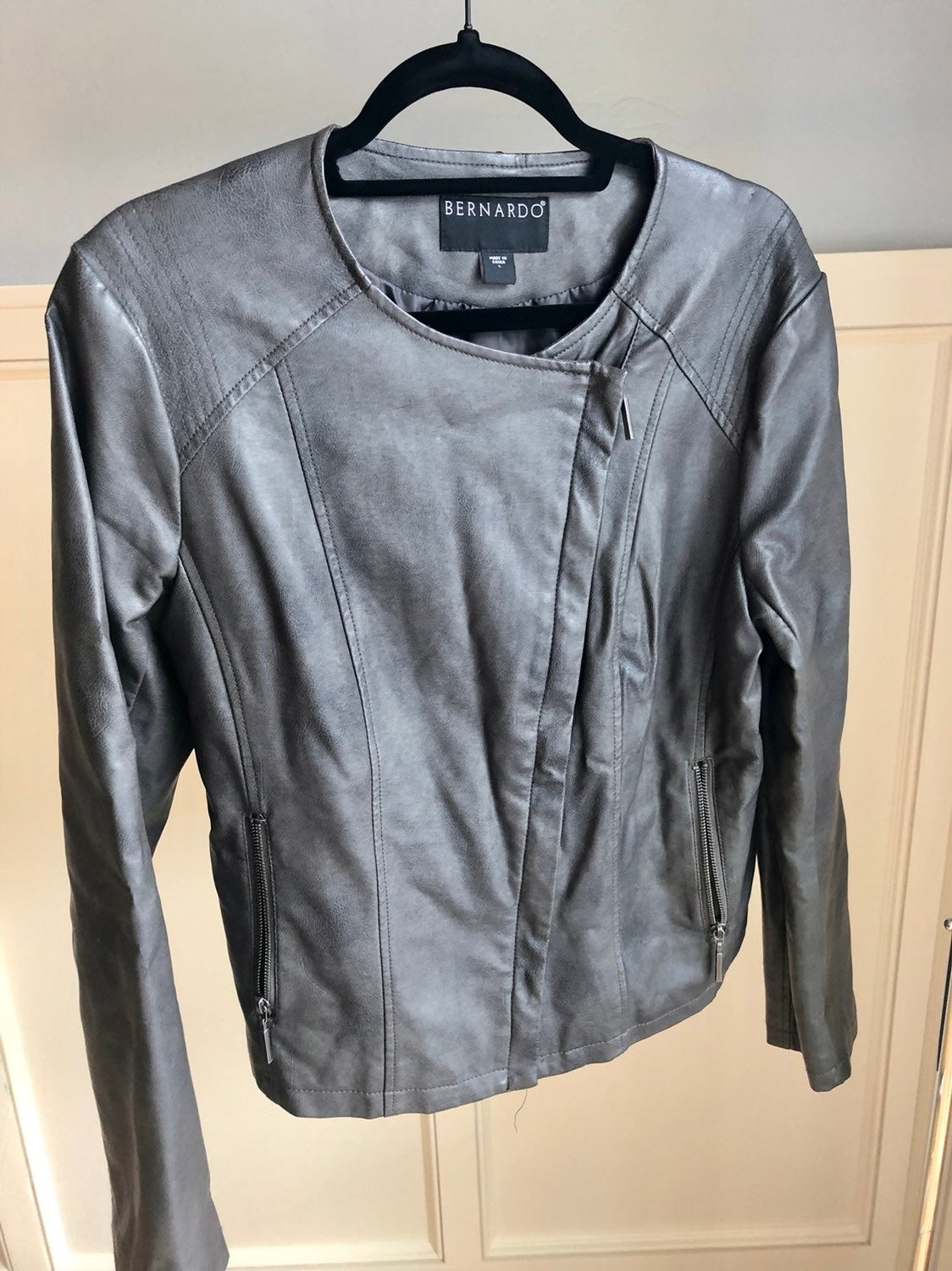 Faux Leather Jacket