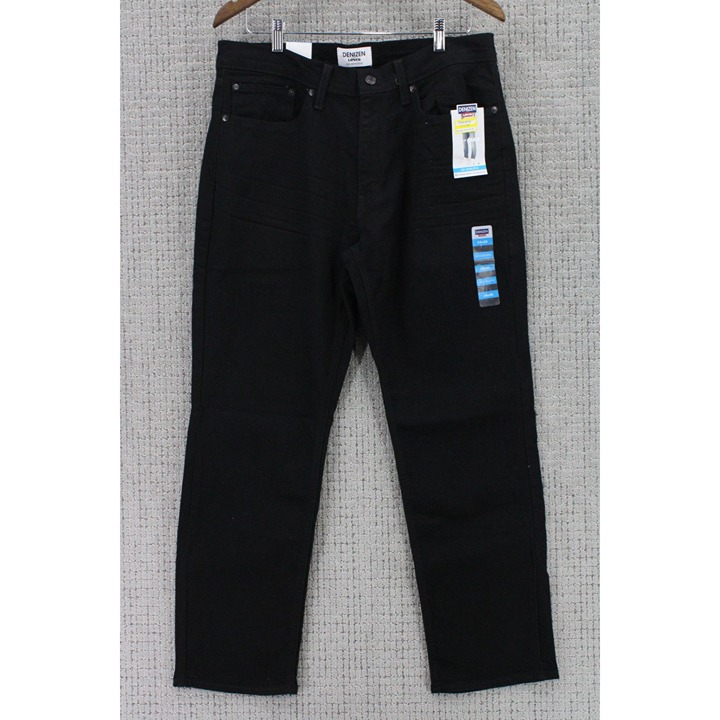 Levi's Denizen Jeans Men Size 34x30 Black Solid 231 Athletic Casual Stretchy NWT