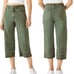 DL1961 Hepburn Cropped Wide-Leg Jeans Cotton Amalfi Green Women's Size 29