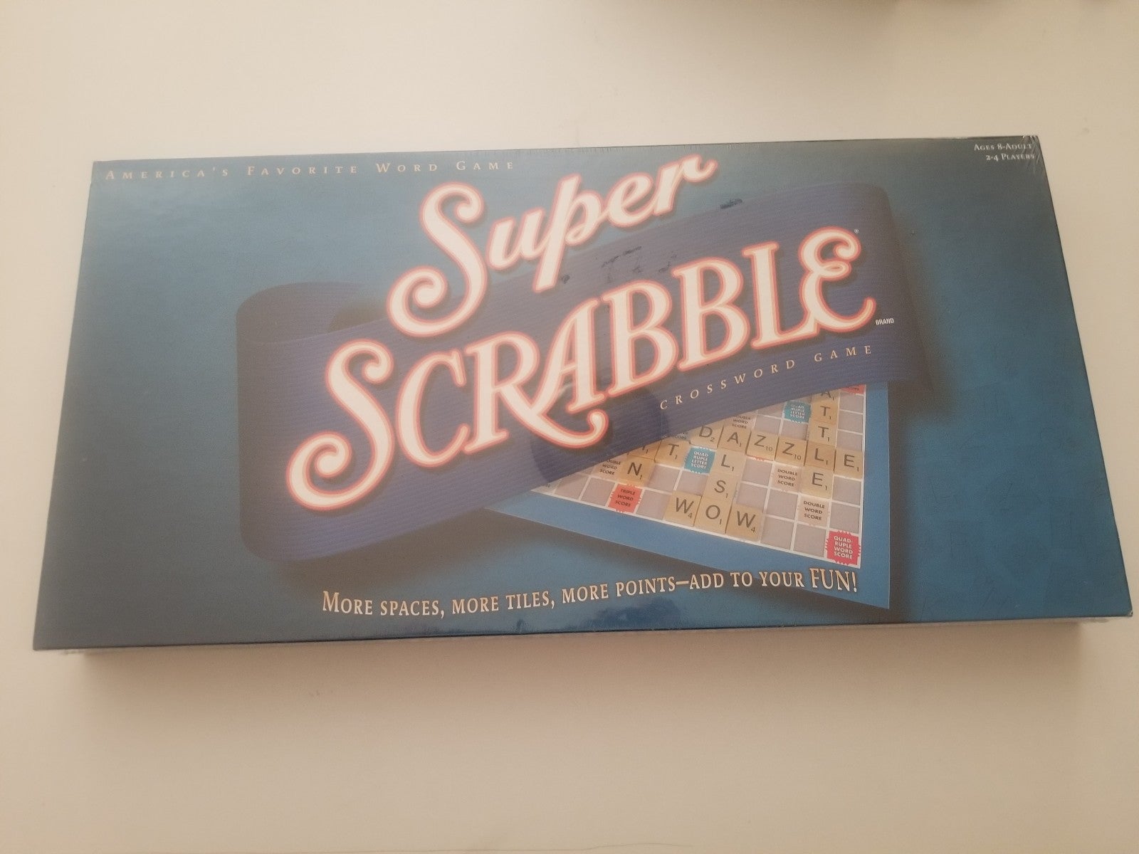 Hasbro Super Scrabble Board game new sealed 2004