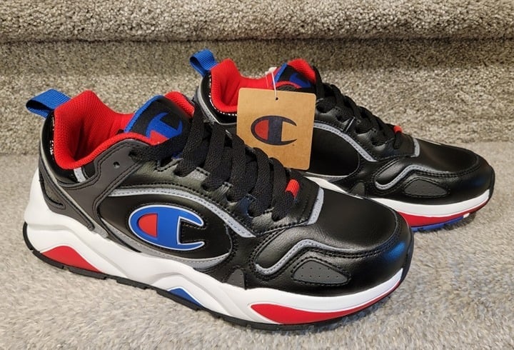 Size 9 Mens Champion Black Shoes BRAND NEW