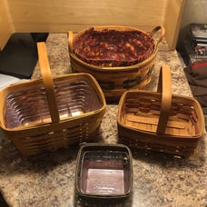 Longaberger Baskets Lot of Four #1