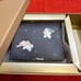 Coach small snap wallet with snowman print/silvertone hardware