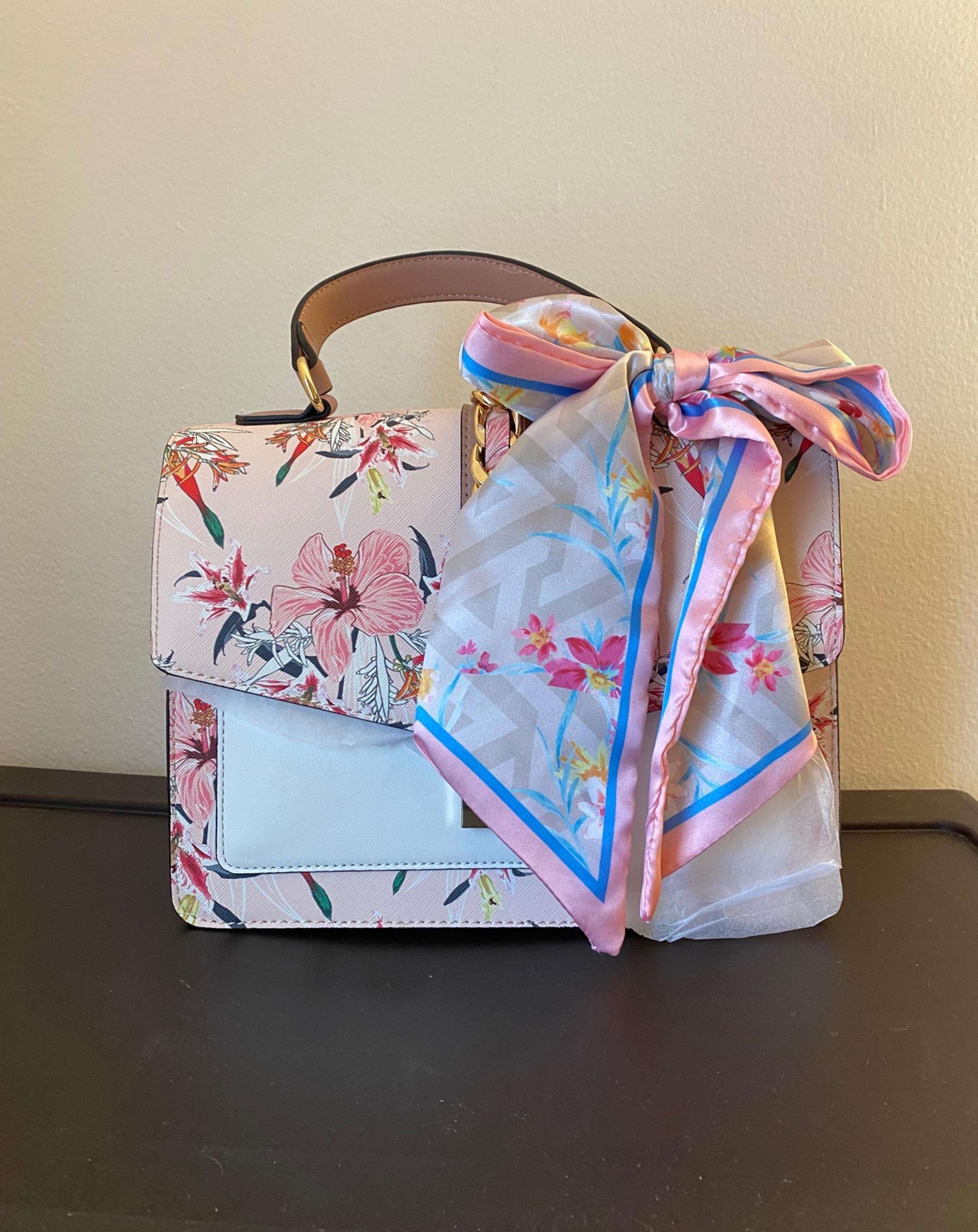 NWT Aldo colorful pink floral Purse