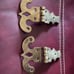 Set of 4 Heavy Metal Brass Surface Ice Box Hinges Vintage