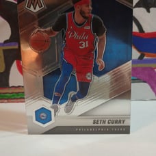 Seth curry no. 97 panini mosaic basketball card 2020-2021