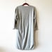 Vintage Kittens Gray Nightgown S/M 80s Sleepwear Fuzzy Cats Sweatshirt Gown