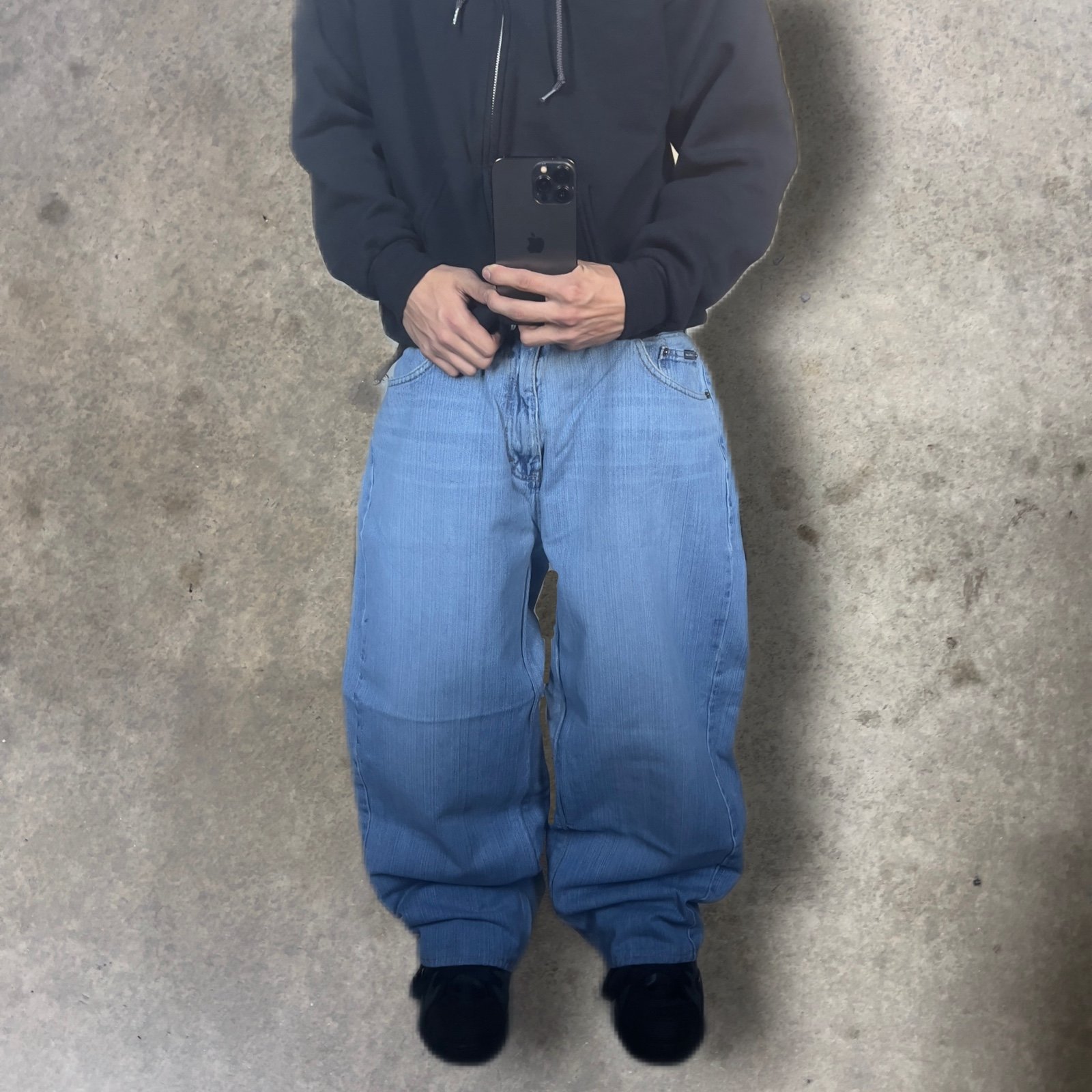 Baggy Southpole Style Upcycled Lightwash Calvin Klein Jeans