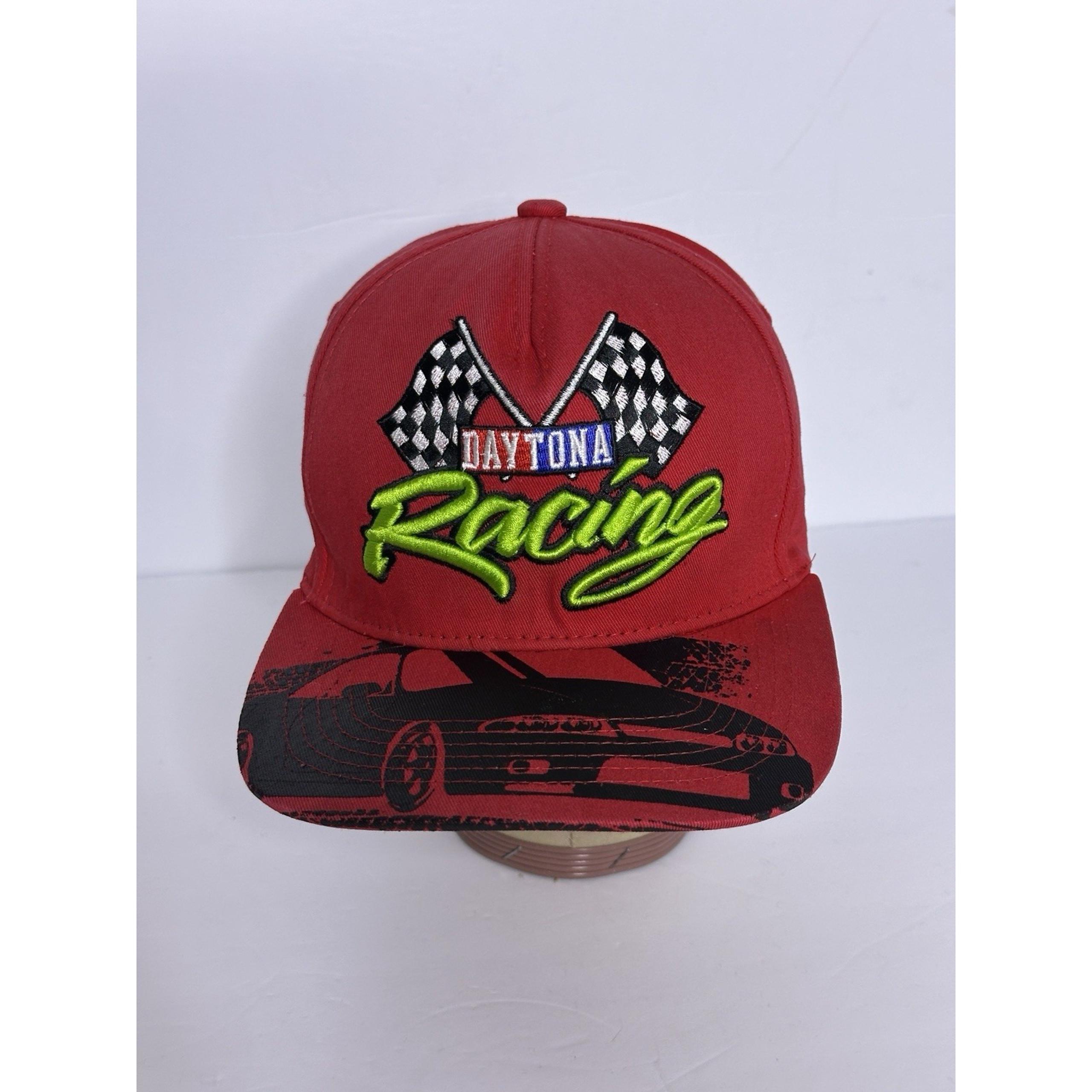 Top Level Daytona Racing Adjustable Snapback Red Cap Hat Motorsports Speedway