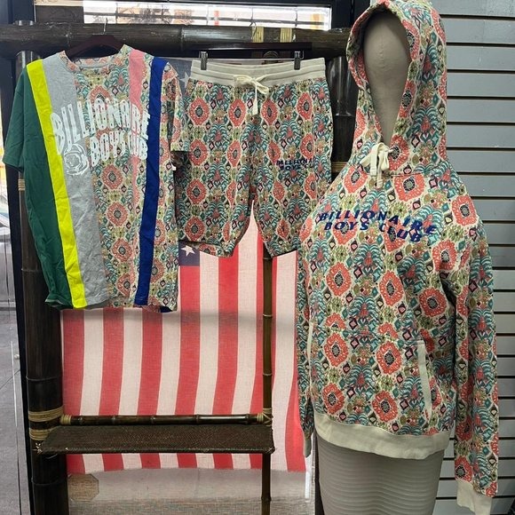 NWOT Billionaire Boys Club 3pc T-shirt Hoodie Shorts
