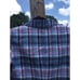 Talbots womens linen blazer size 2 madras plaid purple blue country club classic