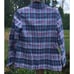 Talbots womens linen blazer size 2 madras plaid purple blue country club classic