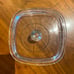 Vintage CorningWare blue cornflower casserole dish with Pyrex lid 1 3/4 quart