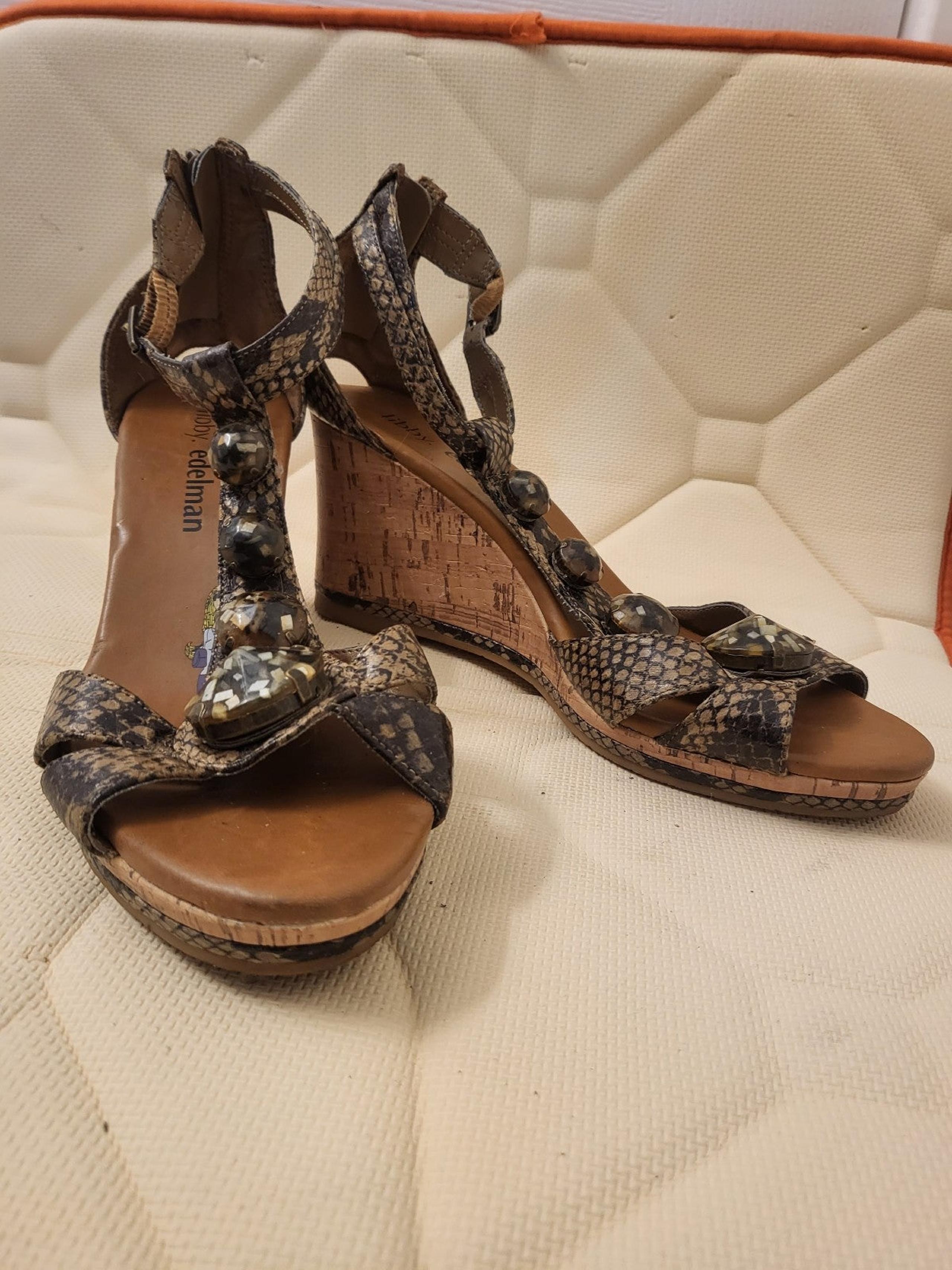 Women wedge heel sandal (Edelman)