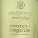 QTY 2 Chesapeake Bay awaken and invigorate Candle neww