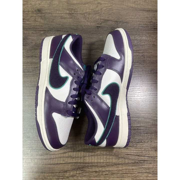 Nike Dunk Low “Chenille Swoosh - Grand Purple” (DQ7683-100) Mens size 8.5