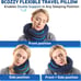Neck Pillow for Travel Provides Double Support to The Head, Neck, and Chin