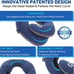 Neck Pillow for Travel Provides Double Support to The Head, Neck, and Chin