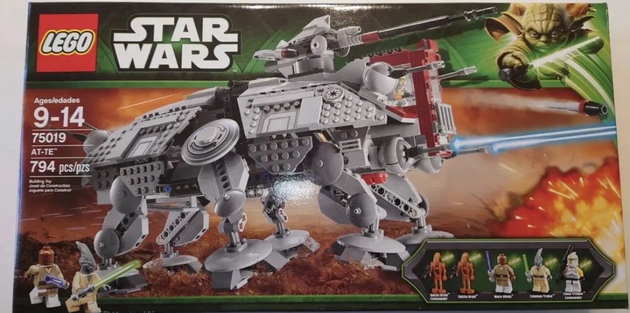 LEGO Star Wars: AT-TE (75019) With Mini Figures And Instructions