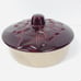 Artist Signed Don Jay Hand Made California Pottery Bowl with Lid #16 H