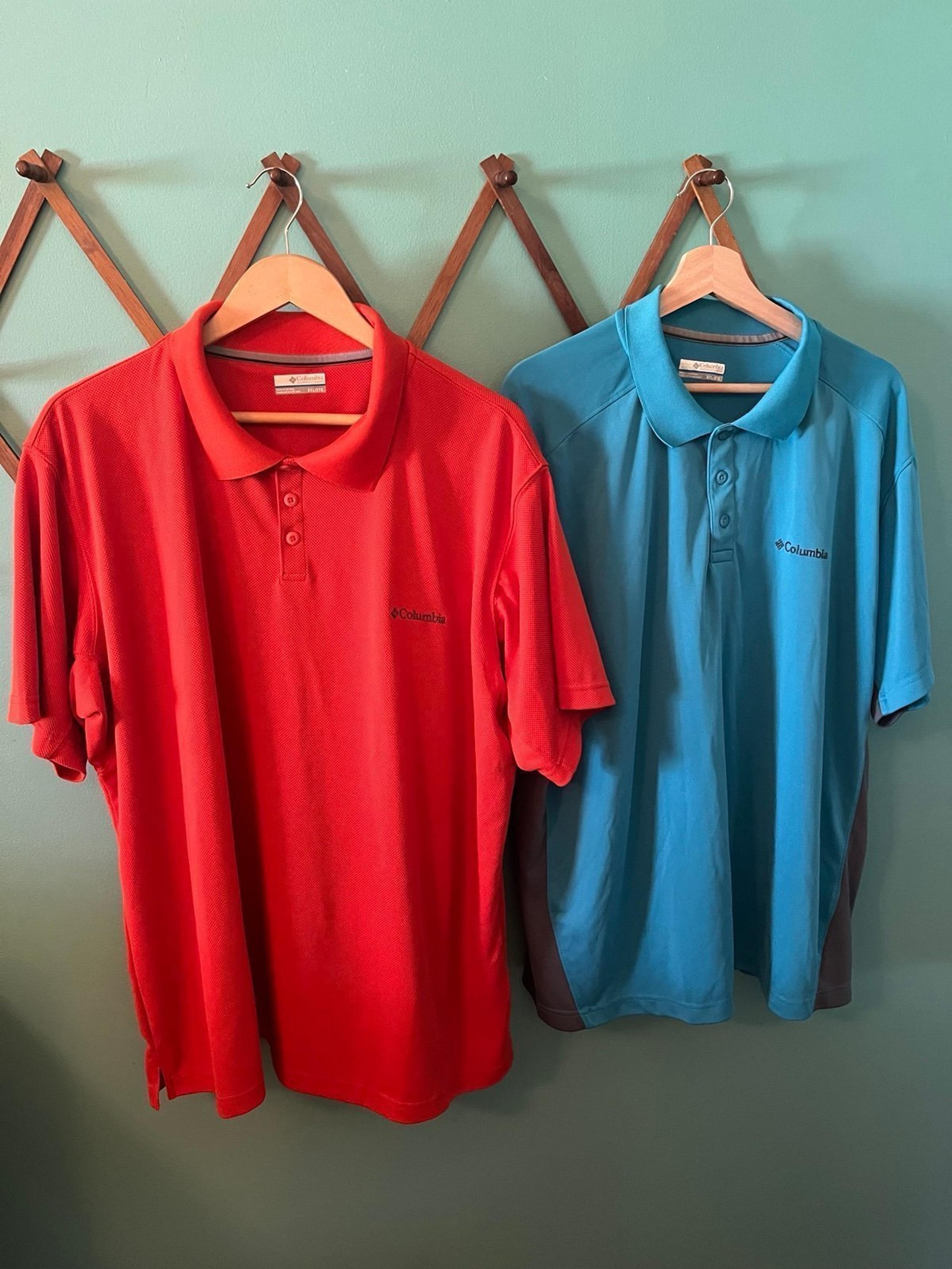 Set of 2 Columbia Polo Shirts size large