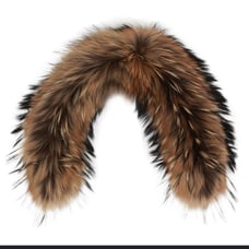 Detachable Faux Fur Collar, Hood Trim