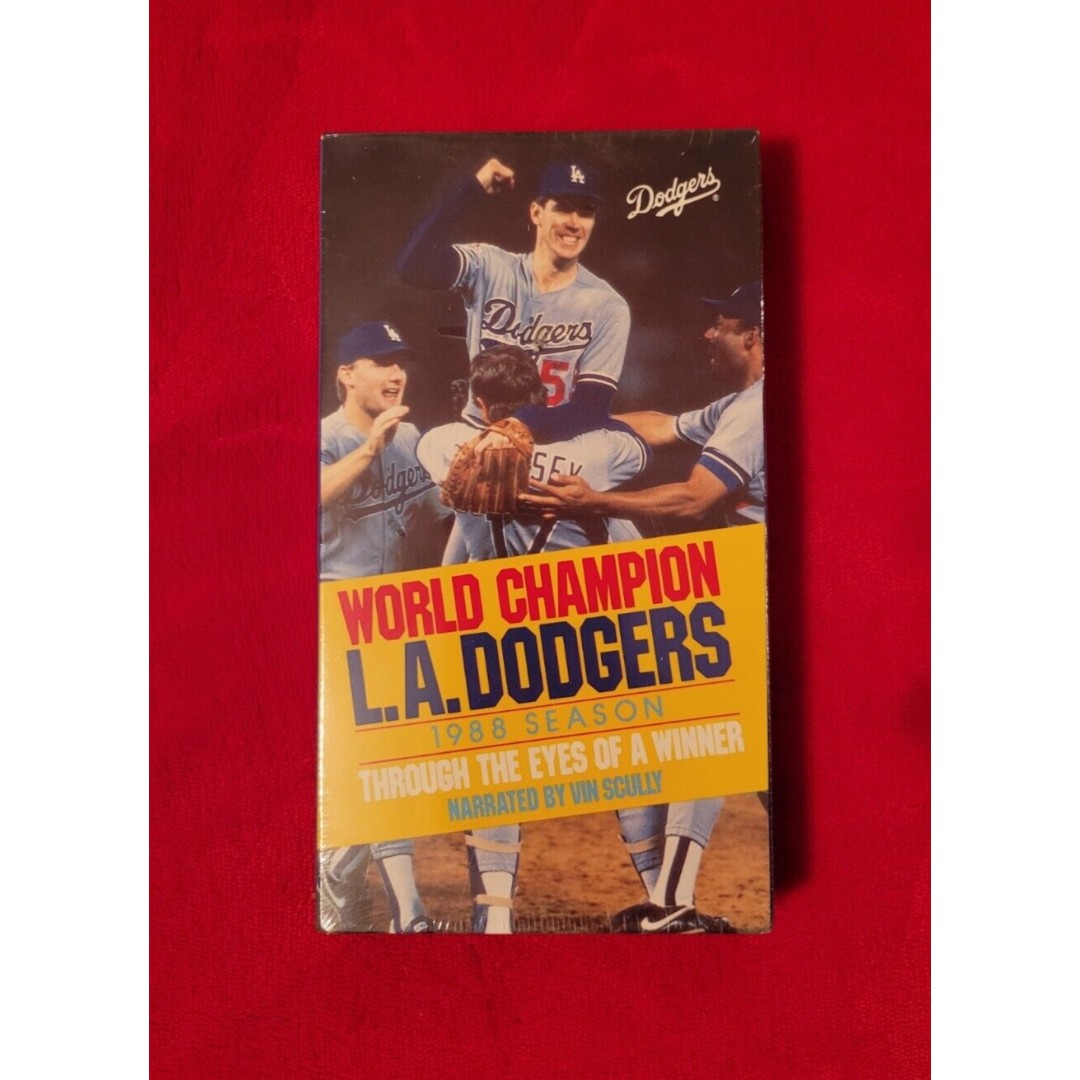 World Champion L.A. Dodgers 1988 Season Through the Eyes of a Winner VHS New CBS