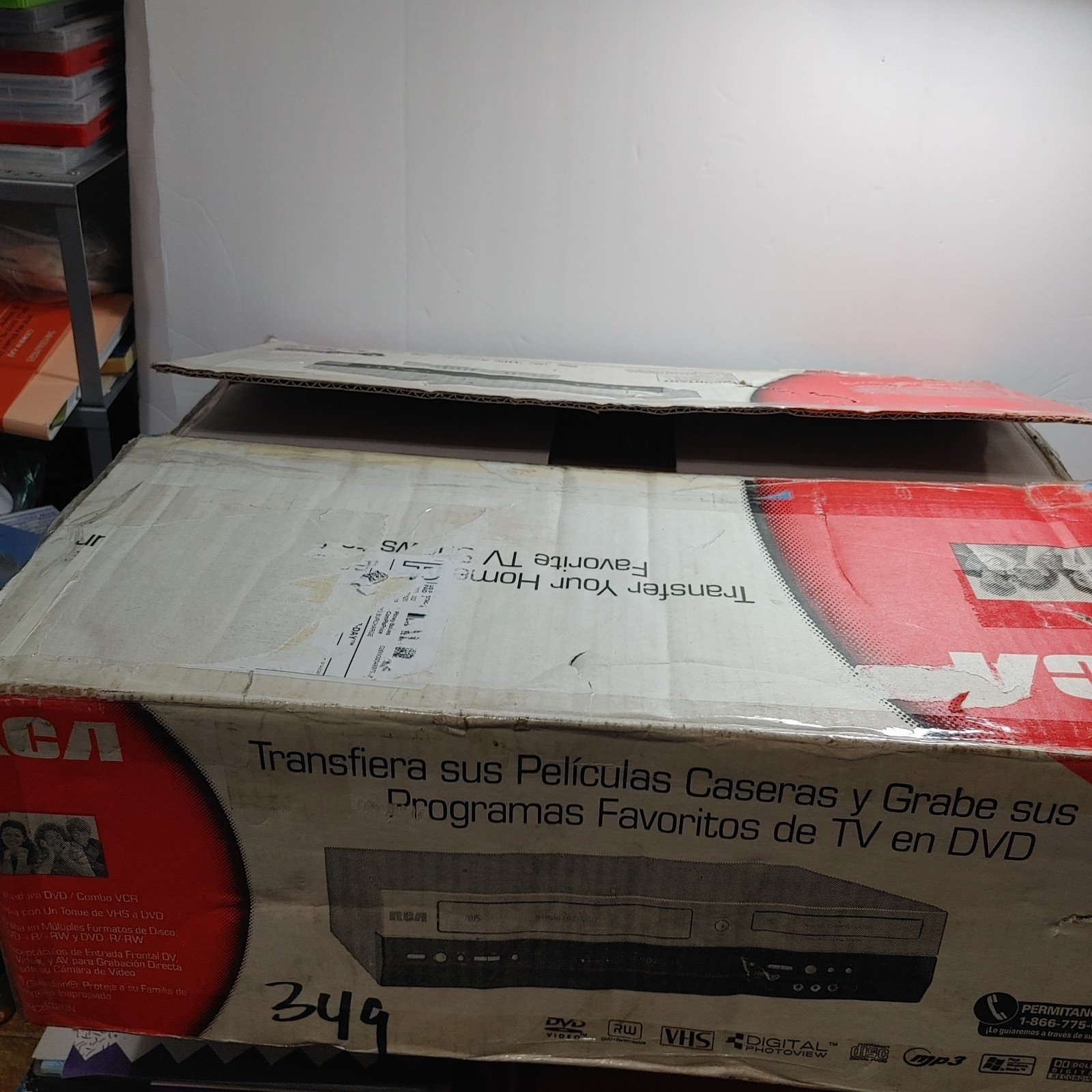 RCA DRC8320N DVD Recorder open box