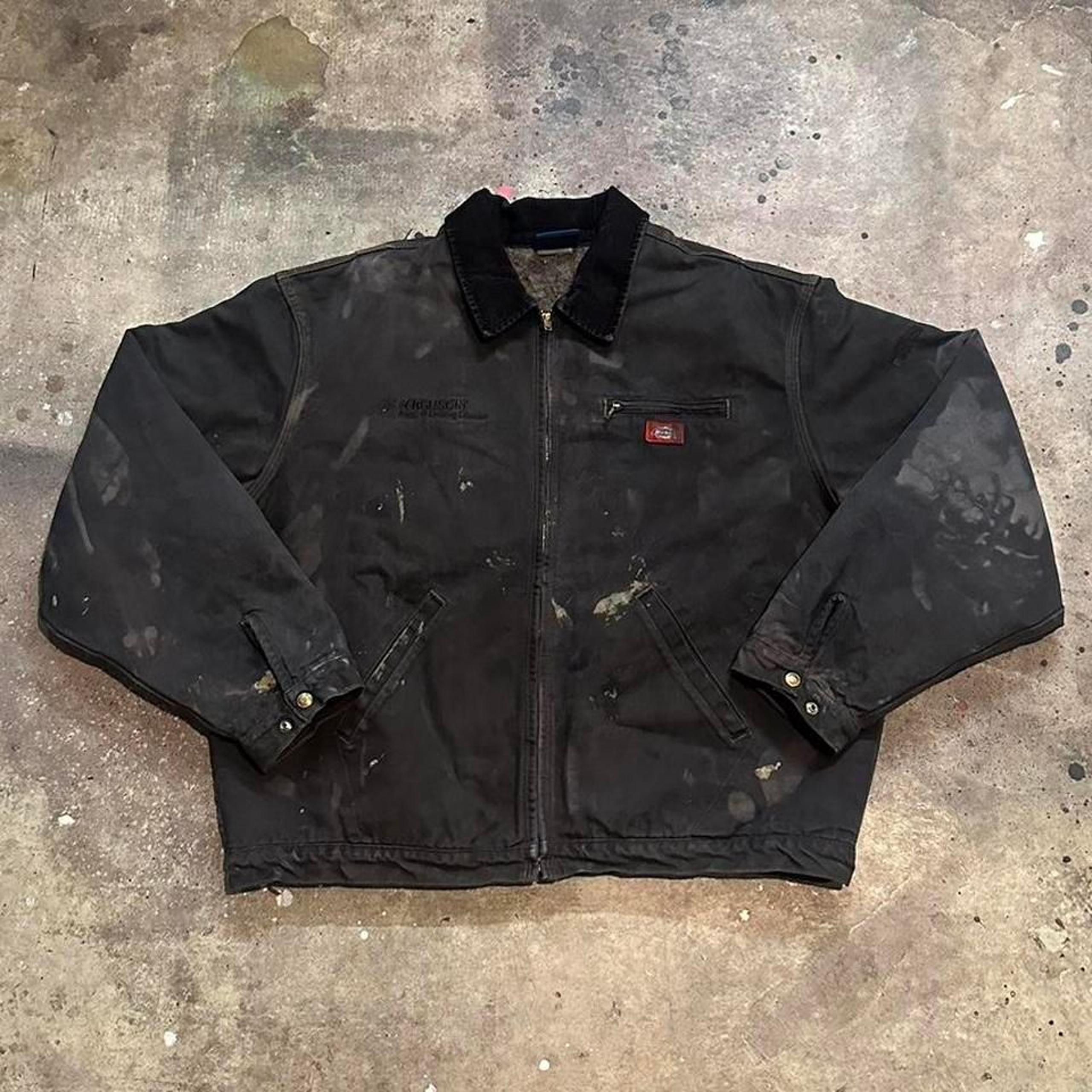 Vintage Dickies Blanket Lined Denim Jacket