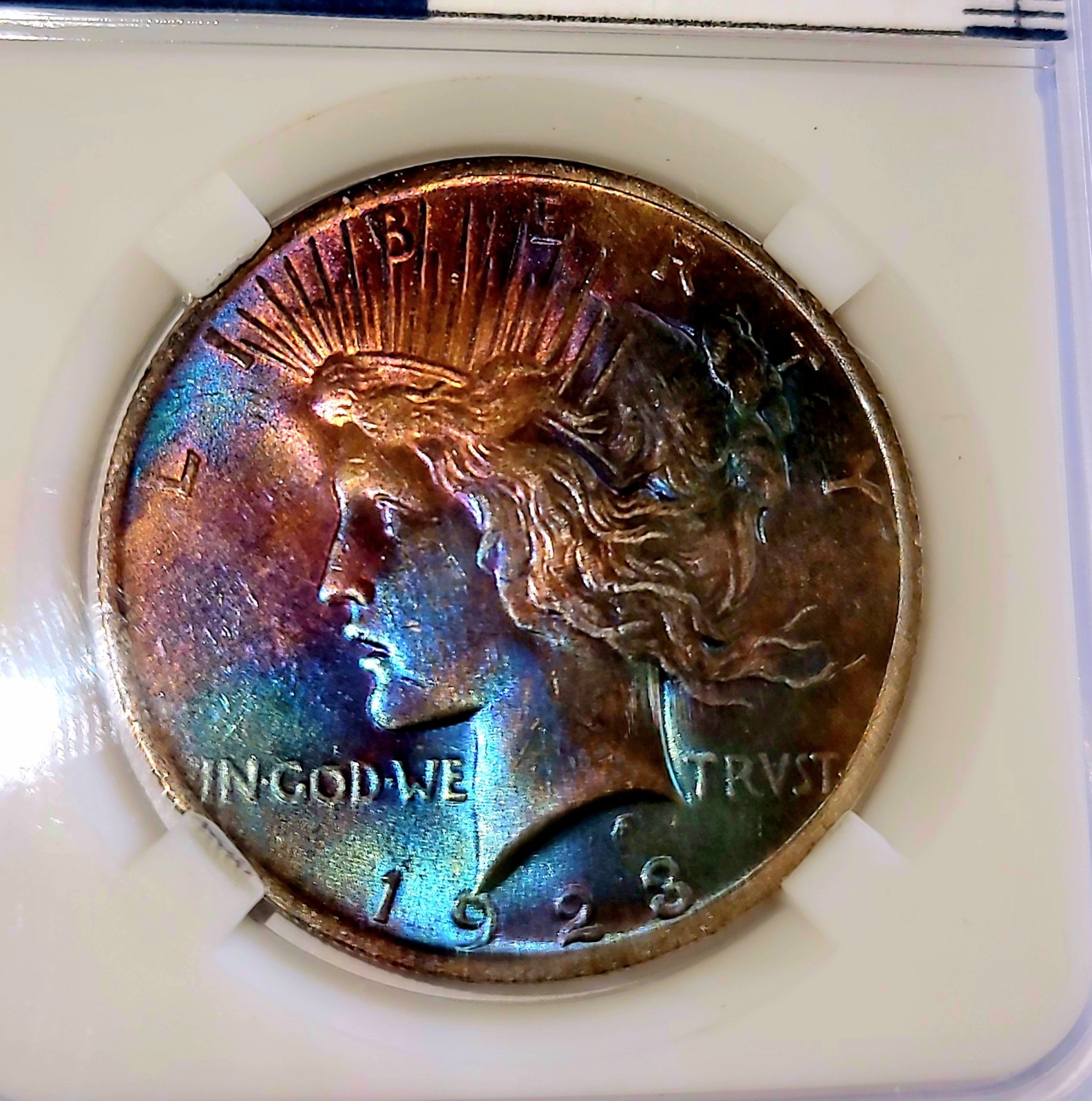 1923-P Peace silver Dollar MS65 nice coin