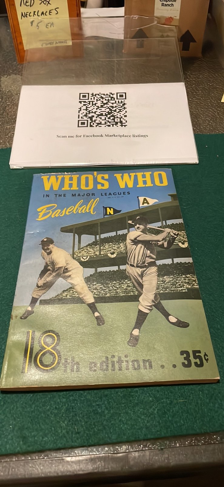 1950 18th Edition Who’s Who in the Major Leagues Baseball Guide