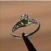 New Beautiful Green Oval Cut Ring