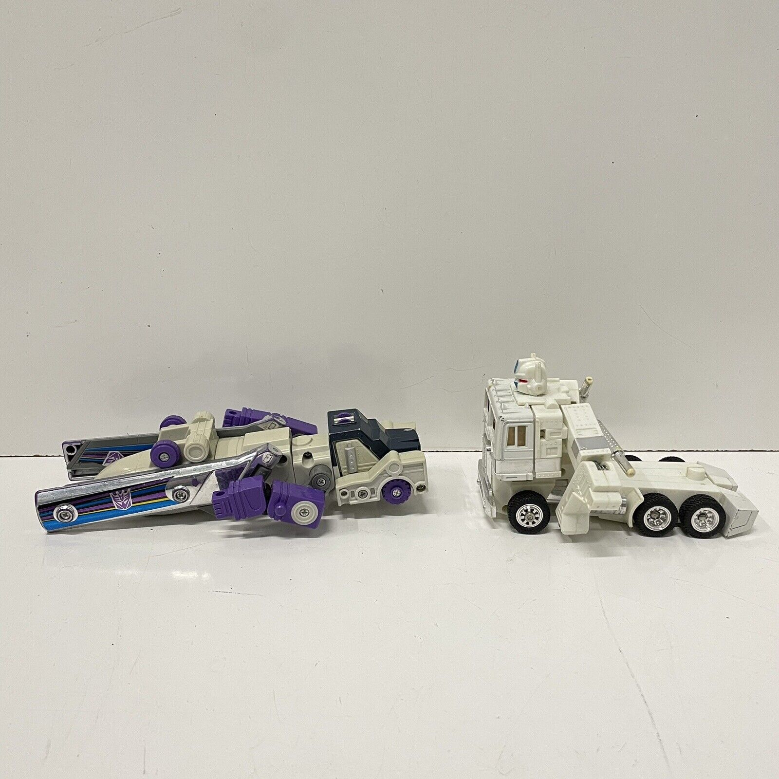 Transformers Octane & Ultra Magnus Optimus Prime G1 1986 WORN - FOR PARTS
