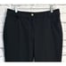 St. John Womens Black Denim Pants Jeans SIZE 12 Wide Straight Leg High Rise NEW