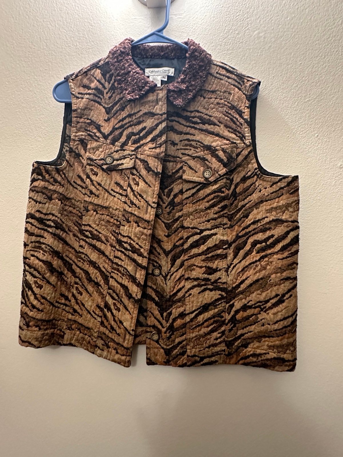 Animal print Vest