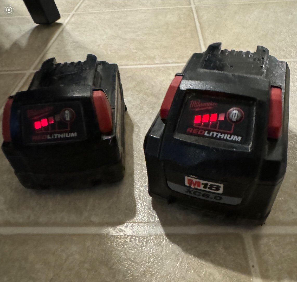 Milwaukee batteries