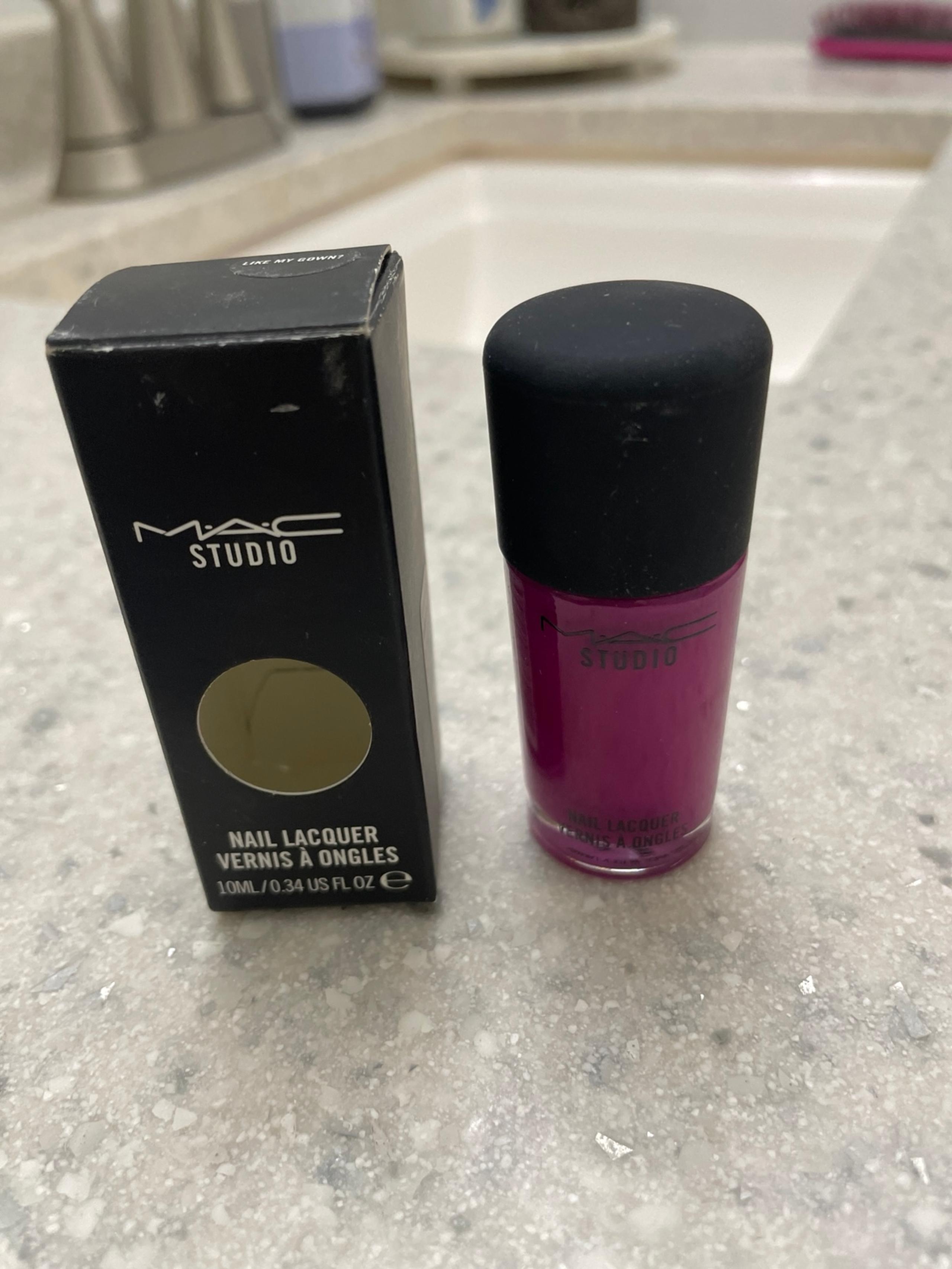 Mac cosmetics nail polish discontinued HTF like my gown