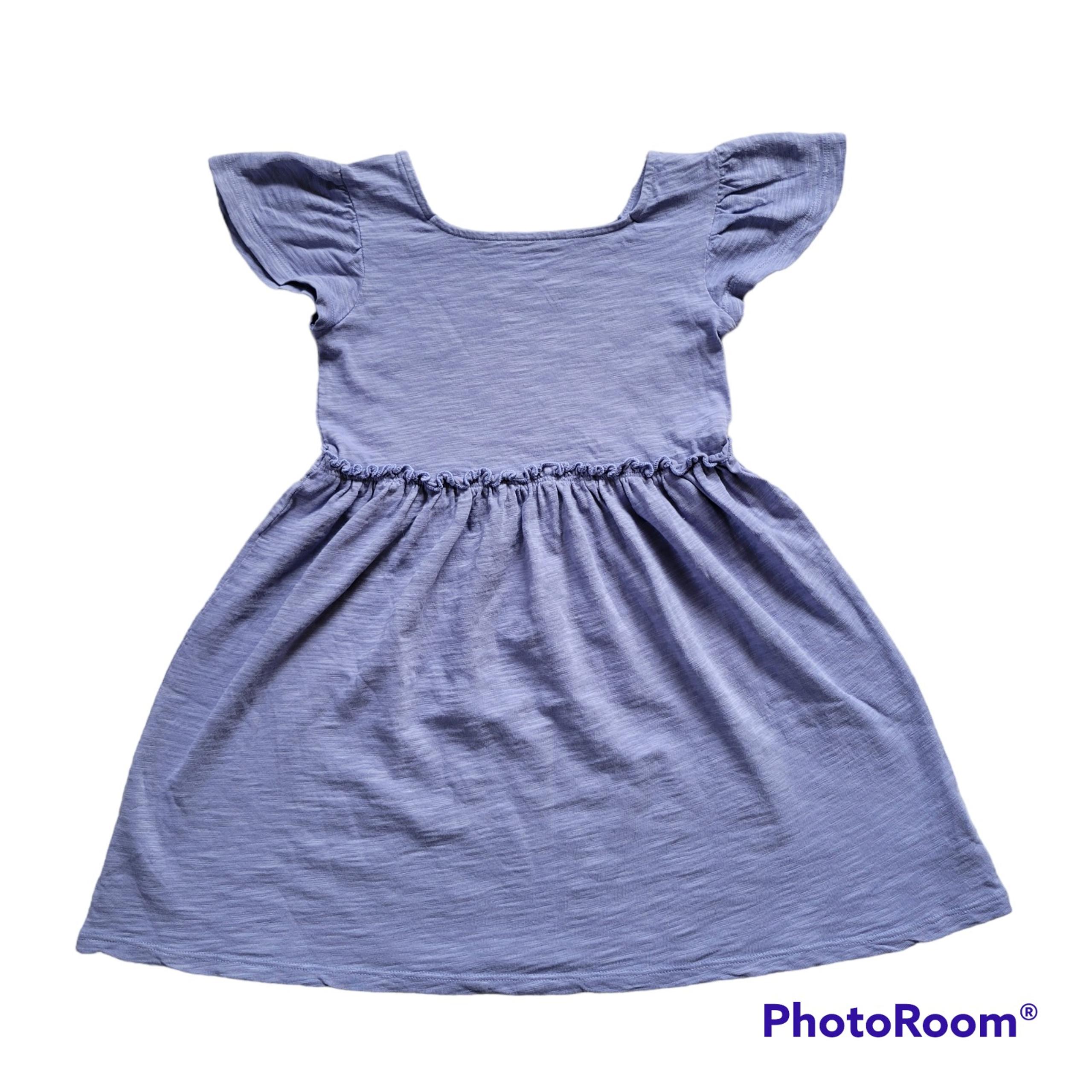 NWOT Cat&Jack Toddler Girl's Short Sleeve Periwinkle Dress 4T