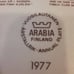 Arabia Finland 1977 Annual Stoneware Plate