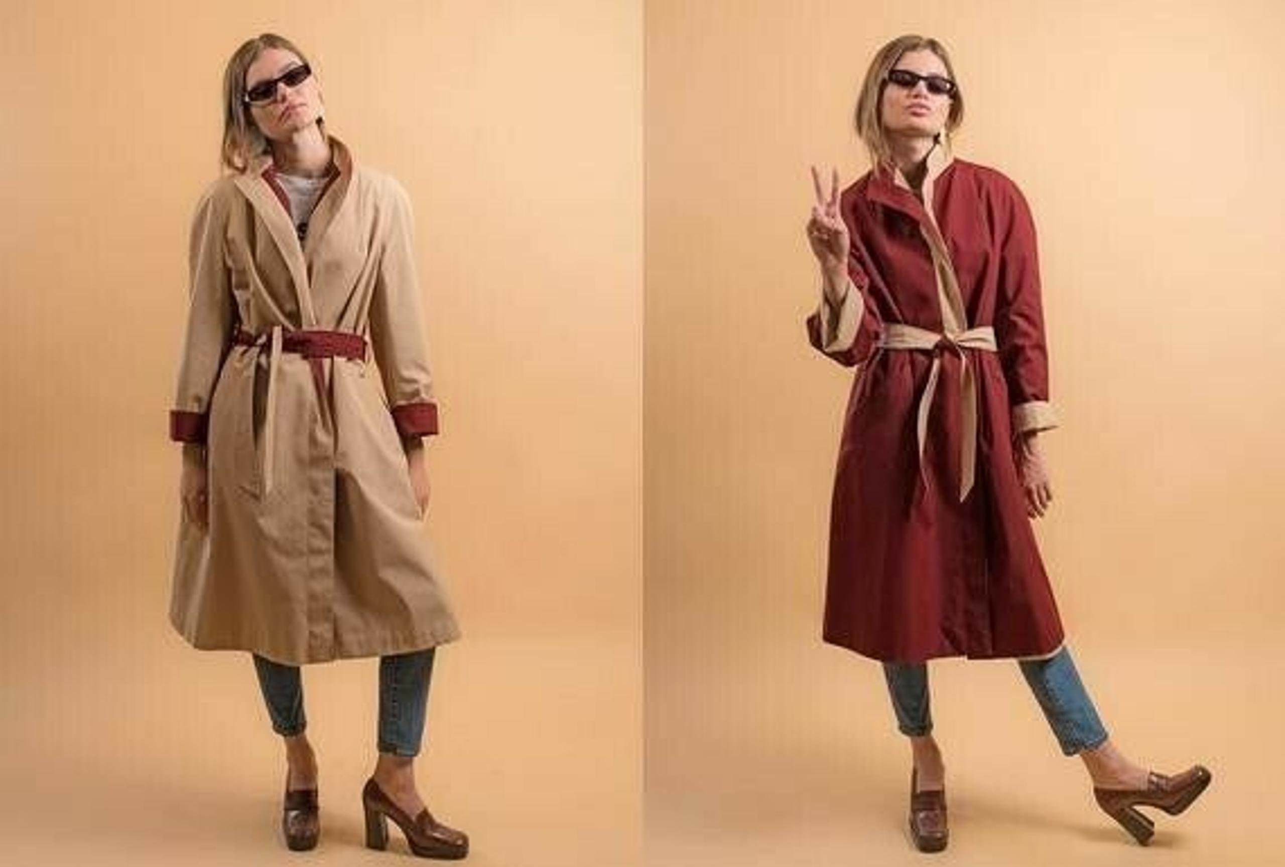 Etienne Aigner Reversible Trench Coat