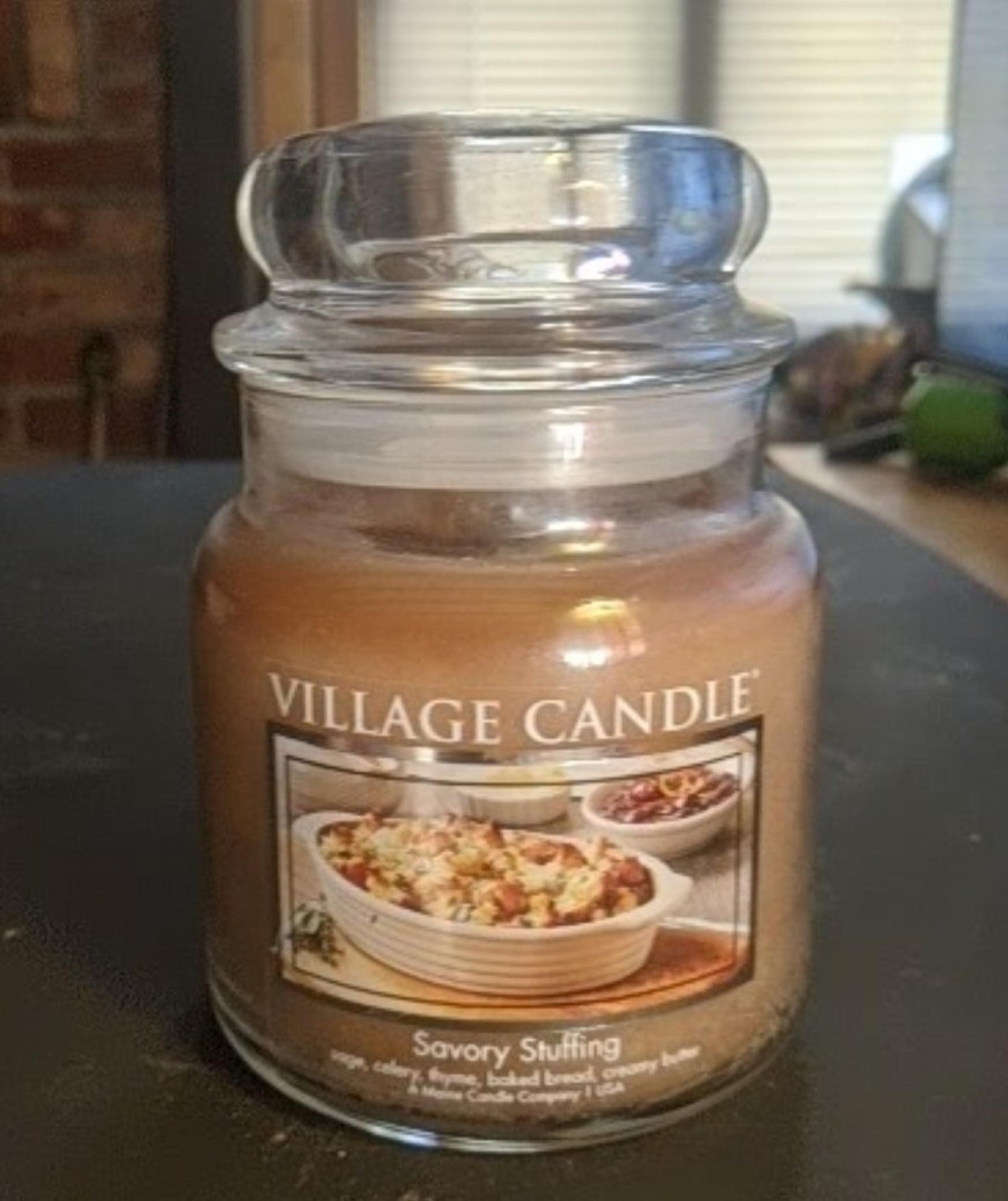 Savory Stuffing Candle~ village candle~just in time for Thanksgiving