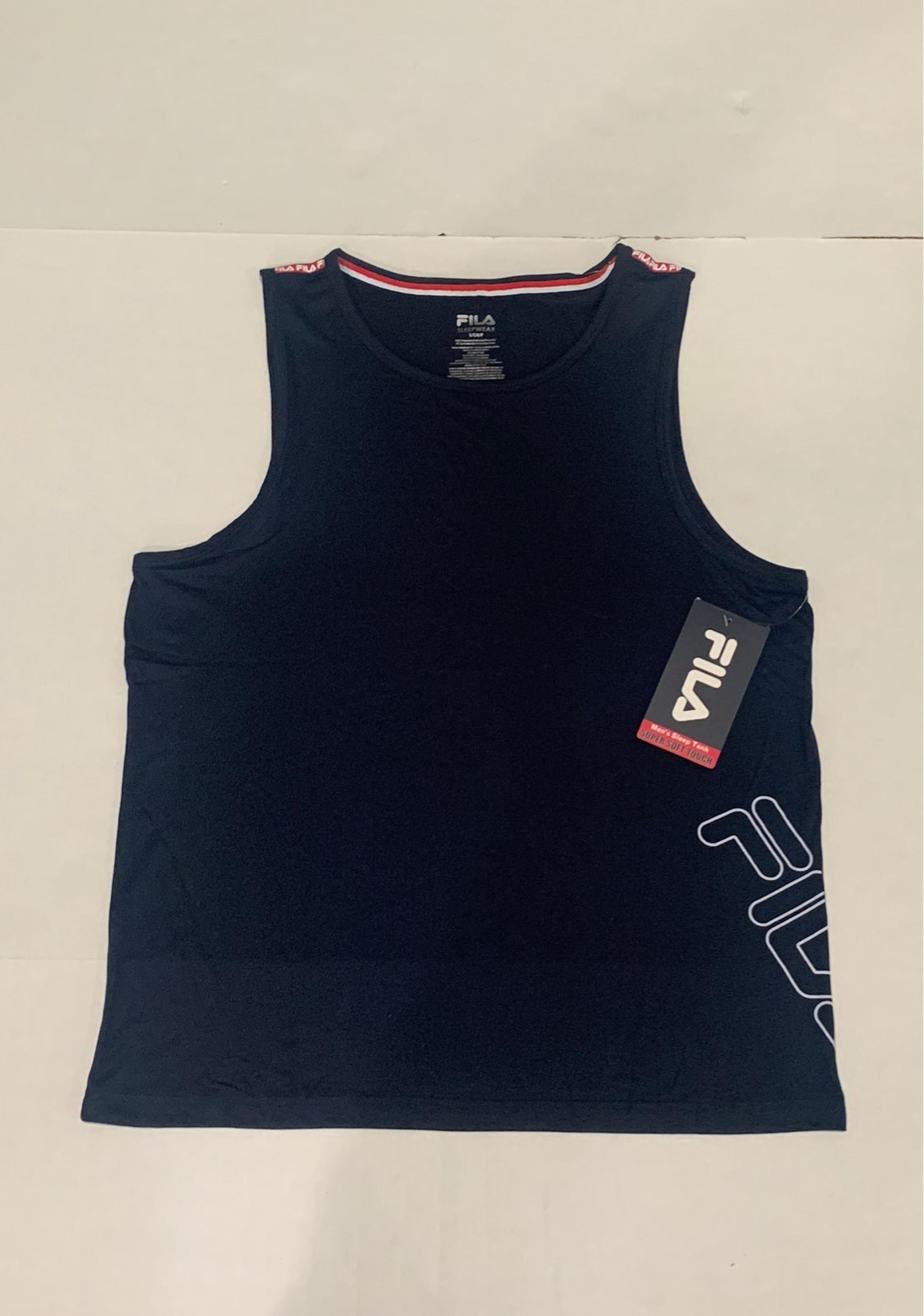 Men's Fila Sleepwear Sleep Tank Top Super Soft Touch - Size Small - NWT