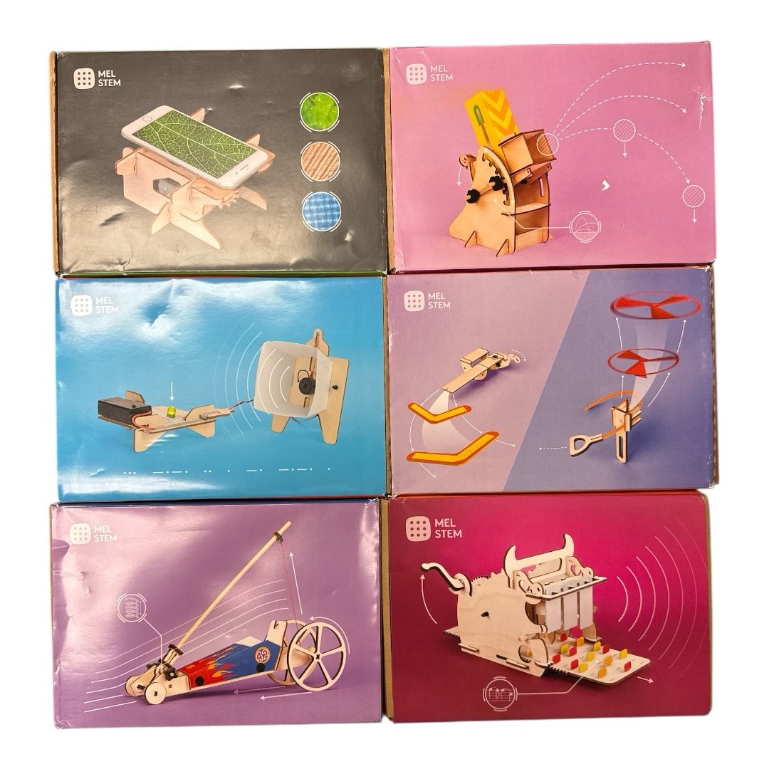 8 MEL STEM by MEL SCIENCE BOXES KITS STEM HOME SCHOOL - Like NEW